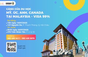 Chương trình bằng Mỹ, Anh, Úc… tại Đại học Sunway: Chi phí hợp lý, visa dễ dàng
